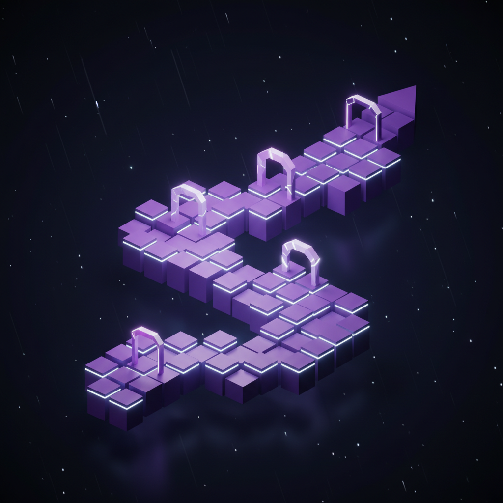 Representação do modo carreira da Alura que organiza os estudos.